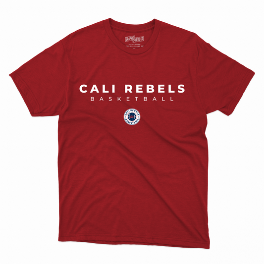 Cali Rebels Basketball Tee